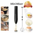 Mini Mixer Portátil Elétrico USB 3 Velocidades, Misturador de Café, Leite e Proteína, Espumador Potente e Silencioso Mini Mixer Portátil Elétrico USB 3 Velocidades, Misturador de Café, Leite e Proteína, Espumador Potente e Silencioso