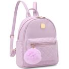 Mini Mochila Barsine Fashion para Meninas - Couro Xadrez