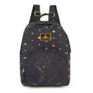 Mini Mochila Costas Princess - Preto c/ Corações - Bela