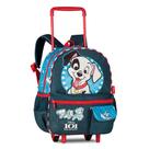 Mini Mochila De Rodinha 101 Dálmatas Disney Escolar Infantil
