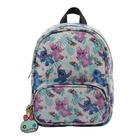Mini mochila Disney Stitch & Angel Allover Print em material sintético