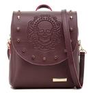 Mini Mochila Feminina Púrpura Bolsinha De Costa