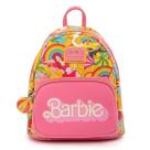 Mini Mochila Loungefly Barbie Fun in the Sun - Rosa e Multicolorida