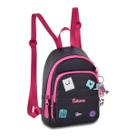 Mini Mochila Luluca com Porta Fone Espelho Chaveiro e Caixa