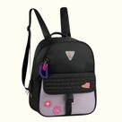 Mini Mochila Luluca Lançamento 2024 Compartimento P Tablet- Preta