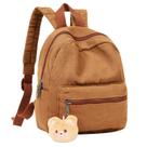 Mini mochila Phaoullzon Girls de lona laranja escura