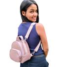 Mini Mochila Rosê Mochila Para Passeio Mochila Escolar Mochila 4 Em 1