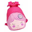Mini Mochila Sereia Rosa Infantil Sortida Delicada