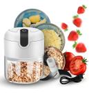 Mini Moedor Elétrico Alho Cebola Sem Fio Usb Processador Cor Branco 110V/220V