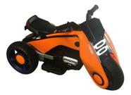 Mini Moto Elétrica 6V Triciclo Futurista Criança Infantil Led Som Usb Laranja Brinqway Bw-223 Bivolt Mini Moto Elétrica 6V Triciclo Futurista Criança Infantil Led Som Usb Laranja Brinqway Bw-223 Bivolt