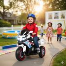 Mini Moto Elétrica Esportiva Infantil Andador Passeio Criança Carrinho Presente Muisca Buzina