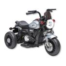 Mini moto eletrica halei 6v prata (ce24424) - zippy toys