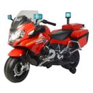 Mini moto eletrica infantil 12v bmw r 1200rt vermelho - importway