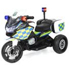 Mini Moto Elétrica Infantil Motorizado Polícia Triciclo Motocicleta Passeio Som E Luzes Acelarador Baby Style