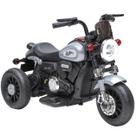 Mini Moto Eletrica Infantil Zippy Toys Harley Tracker 6V Cinza
