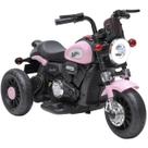 Mini Moto Eletrica Infantil Zippy Toys Harley Tracker 6V Rosa
