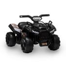 Mini Moto Quadriciclo Elétrico Menina Menino Infantil 6v 4x4 Preto
