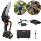 Mini motossera de poda a bateria bom-9102 6" polegadas - 1152