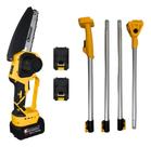 Mini Motosserra Elétrica 48V Portátil com 2 Baterias e Cabo Extensor 3m