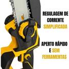 Mini Motosserra Podador De Galhos 1200w 2 Baterias 48v Com Cabo Extensor até 3M Nakasaki Mini Motosserra Podador De Galhos 1200w 2 Baterias 48v Com Cabo Extensor até 3M Nakasaki