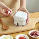 Mini Multiprocessador Triturador Manual 2 Lâminas Inox Alho RDN 200704