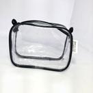 Mini Necessaire Transparente E Preta 15x12 Mini Necessaire Transparente E Preta 15x12