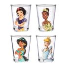 Mini óculos Silver Buffalo Disney Princess 45 ml, pacote com 4
