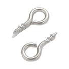 Mini Olhos De Rosca Pequenos 100 Peças Aço Inoxidável Para Fabricação De Joias, Pingentes DIY, Mini Olhos De Rosca Pequenos 100 Peças Aço Inoxidável Para Fabricação De Joias, Pingentes DIY,