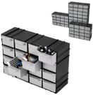 Mini organizador de plastico modulavel com 16 gavetas Mini organizador de plastico modulavel com 16 gavetas