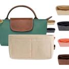 Mini Organizador para Bolsas Pequenas com Divisórias (Não acompanha Bolsa) Cor:Marrom