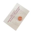 Mini Orgonite Arcanjo Chamuel Quartzo Rosa Folha de Ouro 1cm Amor Próprio Cura Emocional