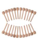 Mini palitos de mel de madeira Honey Dippers SmartOpus, pacote com 24