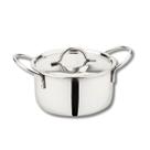 Mini Panela para Servir Com Tampa e Alça Inox Tuut