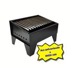Mini Parrilha Churrasqueira Aço Galvanizado Grelha Argentina Mini Parrilha Churrasqueira Aço Galvanizado Grelha Argentina
