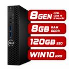 Mini PC Dell Optiplex Core i5 8500T 8GB DDR4 SSD120GB W10 Pro