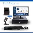 Mini pc TOB i3-4012y com 8gb ram com 120gb ssd Monitor 19” Leitor de Código de Barras Gaveta de Dinheiro e Impressora de Cupom + Teclado + Mouse