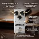 Mini Pedal Compressor Kokko FCP2 Controle Total Da Envoltória Do Som Pro Mini Pedal Compressor Kokko FCP2 Controle Total Da Envoltória Do Som Pro