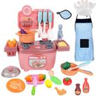 Mini pia de cozinha brinquedos cozinhar kitchenettes acessórios de cozinha conjunto utensílios de cozinha