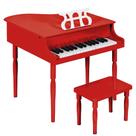 Mini Piano Grande - Brinquedo Musical Infantil Vermelho com Acessórios Mini Piano Grande - Brinquedo Musical Infantil Vermelho com Acessórios