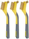 Mini pincéis Amazon Basics Brass de 1/2 polegada Soft Grip, pacote com 3