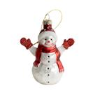 Mini Pingente De Vidro De Natal: Boneco De Neve, Papai Noel E Decoração De Árvore Para O Feriado -