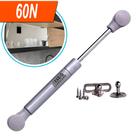 Mini Pistão Gás Porta Armário Cozinha Cinza 40N 60N 80N 100N 18,5cm