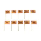 Mini placa comida f junina c/10 6cm fst