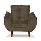 Mini Poltrona Cadeira Opala Infantil De Criança Suede Marrom Mini Poltrona Cadeira Opala Infantil De Criança Suede Marrom