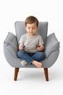 Mini Poltrona Cadeira Opala Infantil De Criança Suede