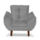 Mini Poltrona Cadeira Opala Infantil De Criança Suede