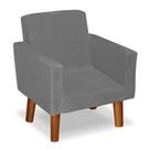 Mini Poltrona Decorativa Infantil Nina Suede LM Decor