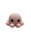 Mini Polvo Decorativo em PLA Textura de Tricô Rosa Claro 4 cm
