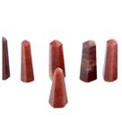 Mini Pontinha de Quartzo Vermelho Natural - Pedra Extra 20 a 35mm Mini Pontinha de Quartzo Vermelho Natural - Pedra Extra 20 a 35mm