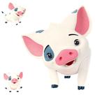 Mini Porquinho Pua 20cm Articulado Moana Disney Cotiplás Mini Porquinho Pua 20cm Articulado Moana Disney Cotiplás